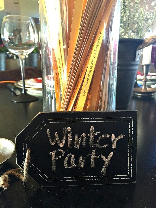 Winter Dinner Party Menu