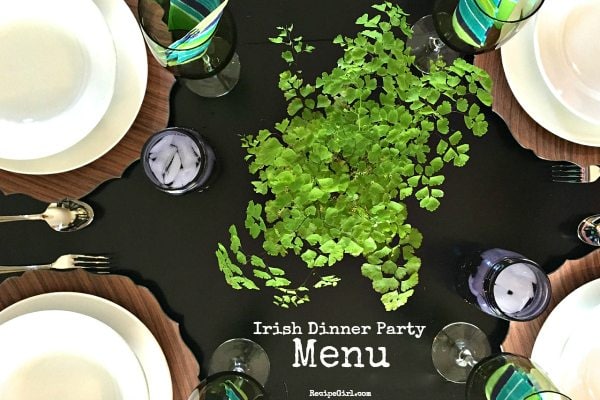 Irish Dinner Party Menu