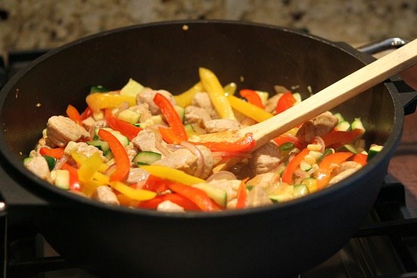 Southwestern Pork Stir Fry Prep 2