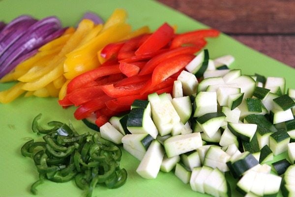 Southwestern Pork Stir Fry Prep