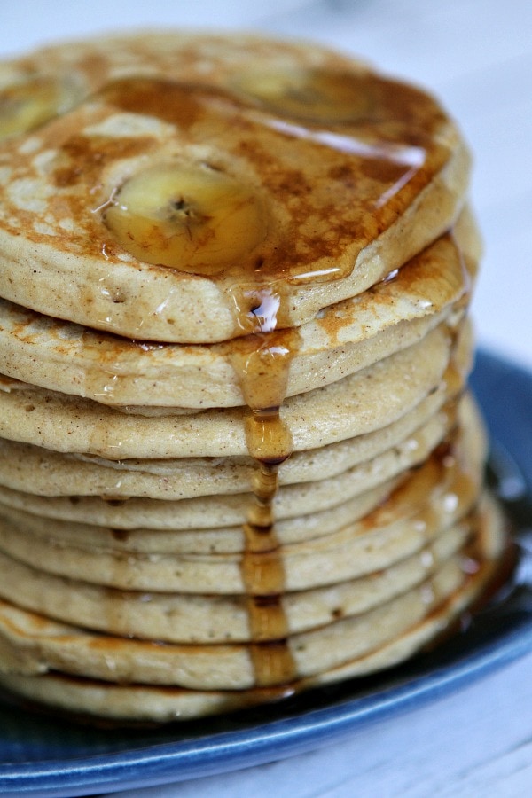 Banana Oatmeal Pancakes Recipe - RecipeGirl.com