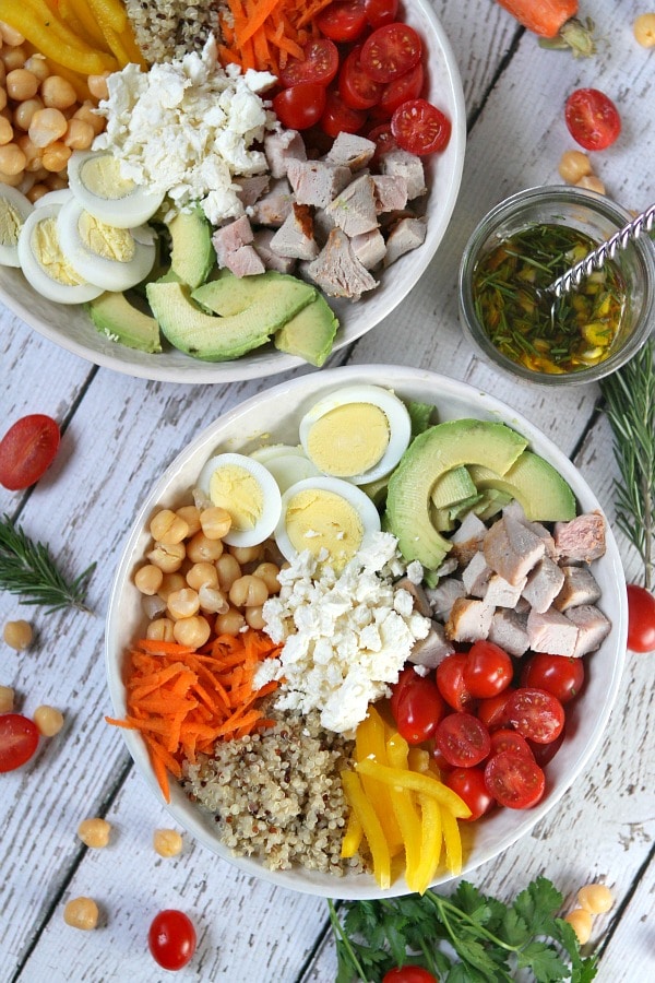 Roasted Pork Protein Bowls