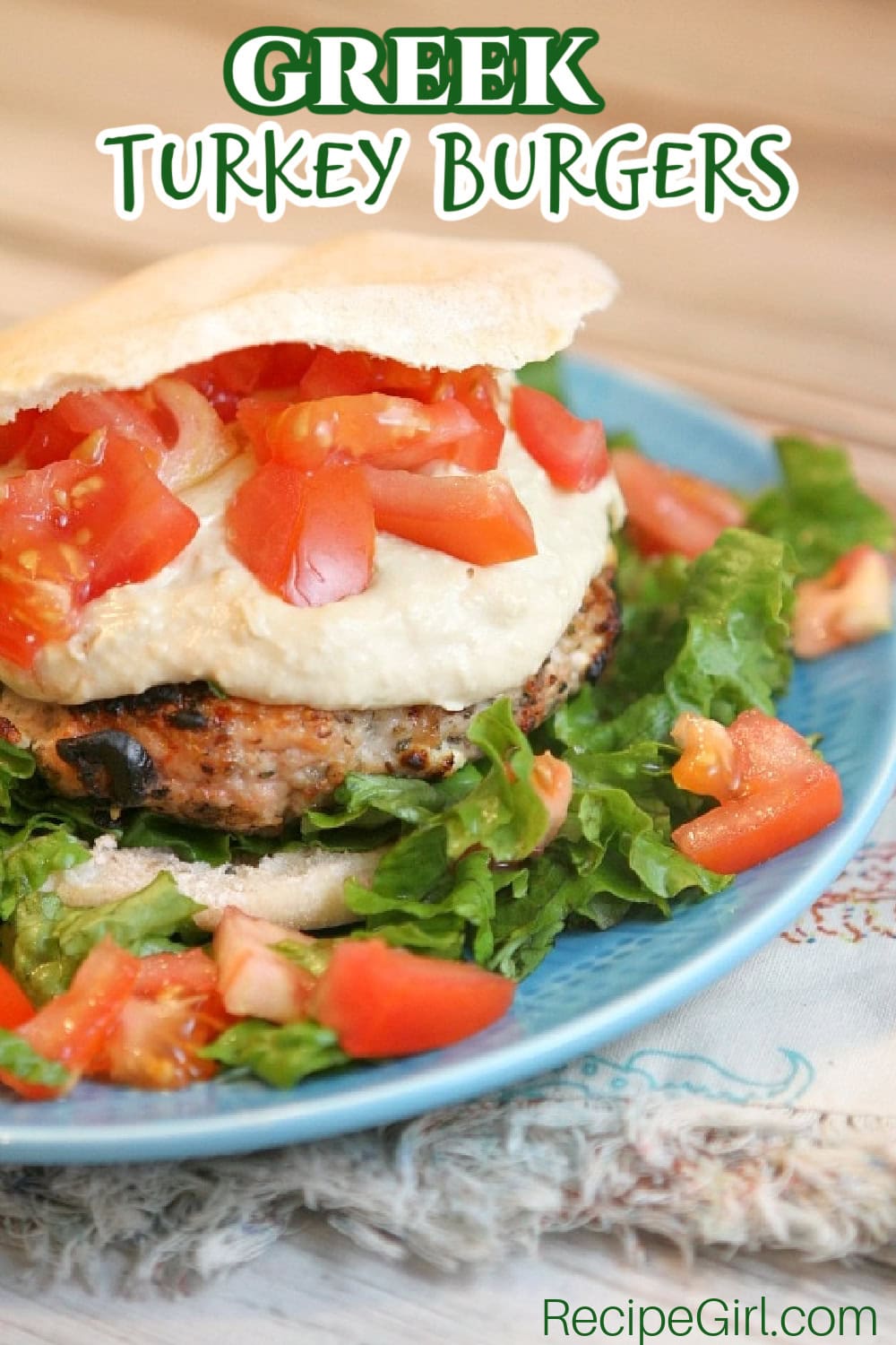 Greek Turkey Burgers Recipe Girl