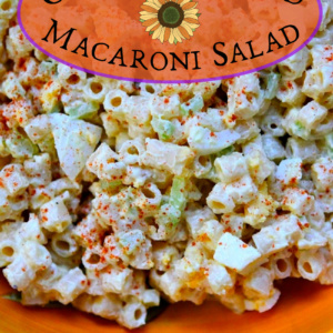Old Fashioned Macaroni Salad - Pinterest Image