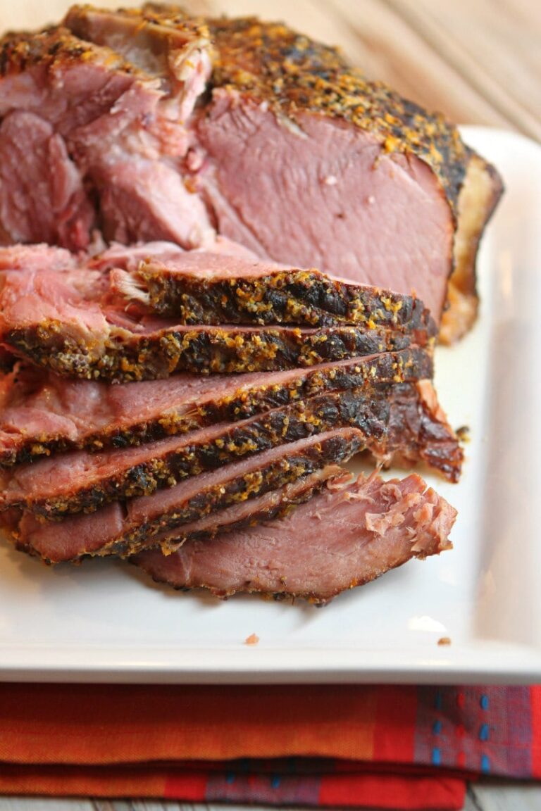 Slow Cooker Cider Ham Recipe Girl