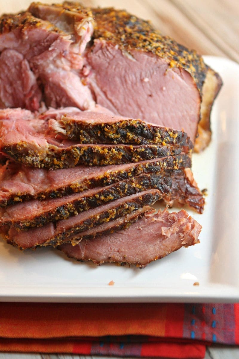 Sliced Slow Cooker Cider Ham