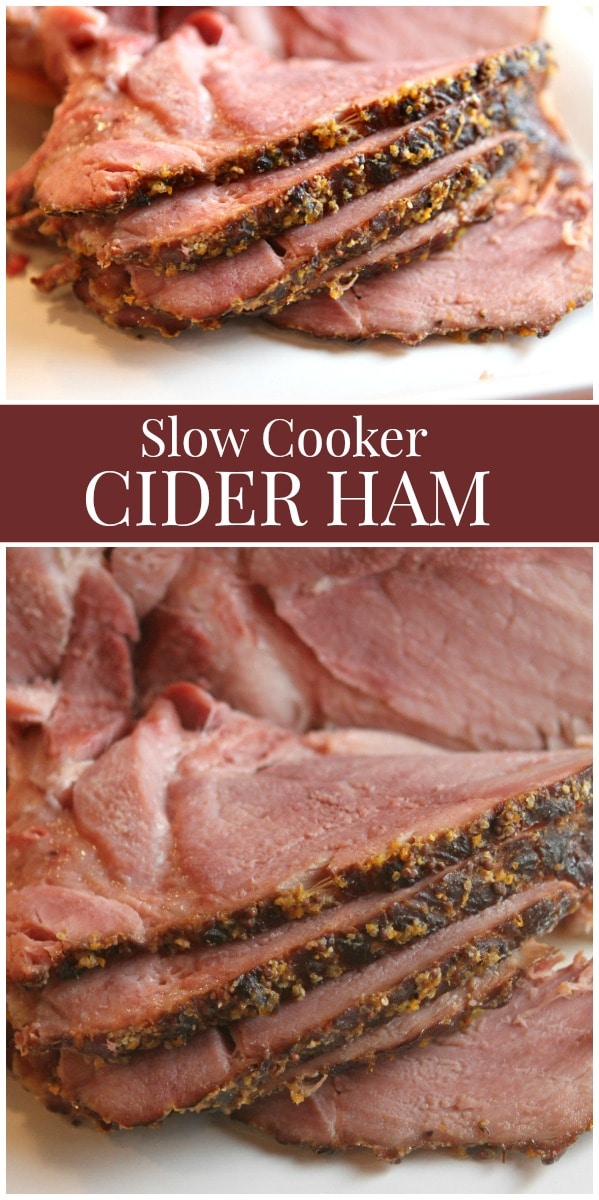 Slow Cooker Cider Ham Recipe Girl