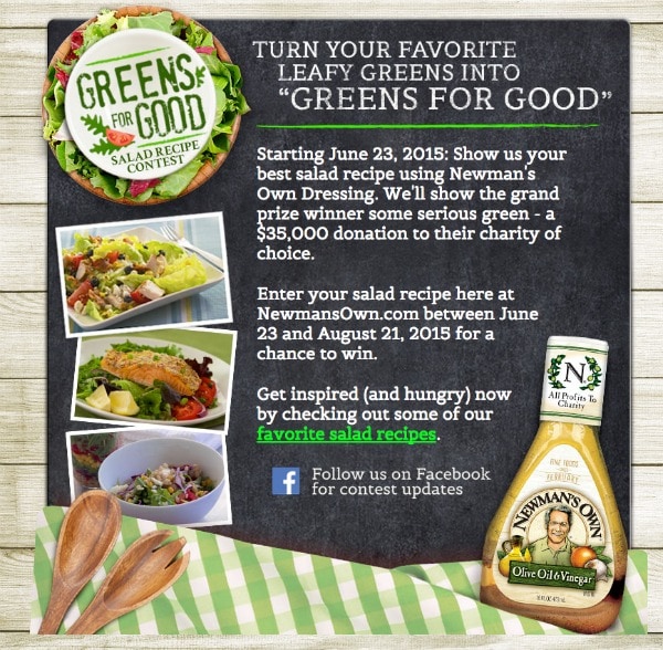 Greens for Good Recipe Contest