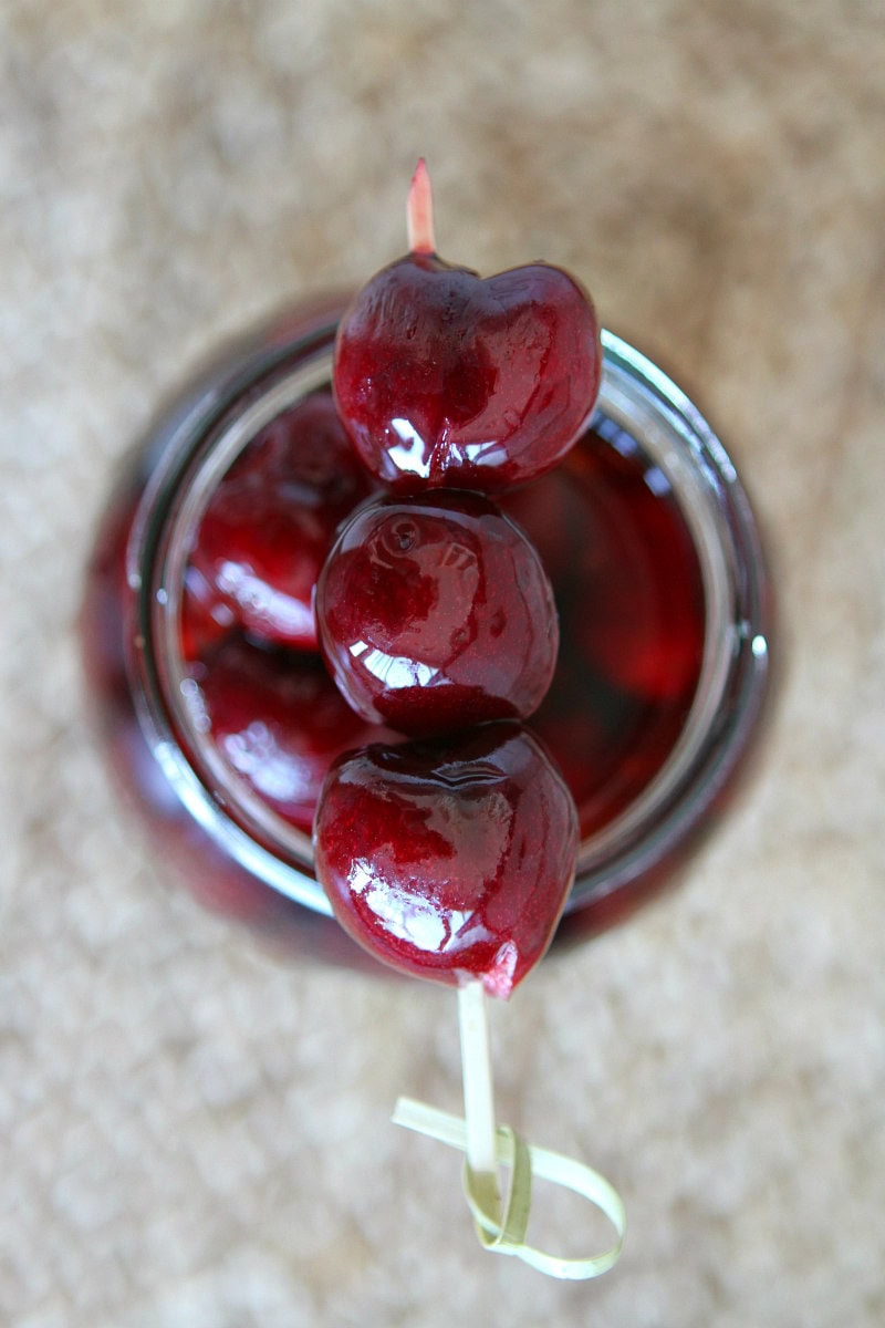 Boozy Bourbon Cherries