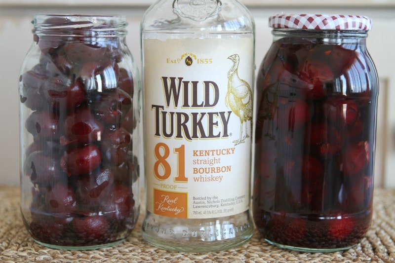 Making Boozy Bourbon Cherries