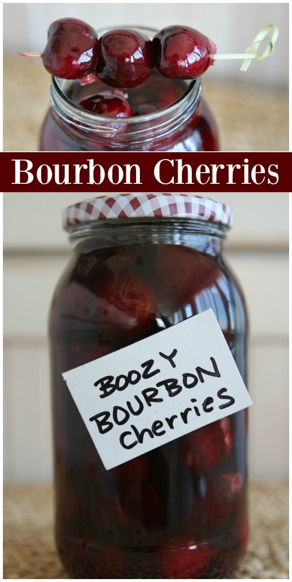 boozy bourbon cherries