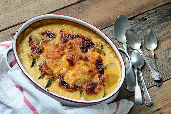 Cheesy Summer Squash Gratin 1