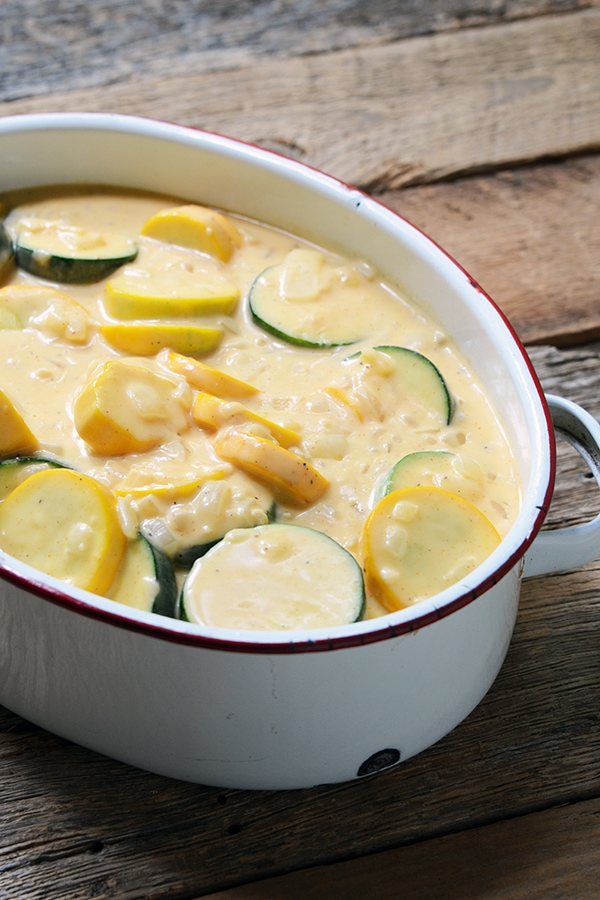 Cheesy Summer Squash Gratin 2