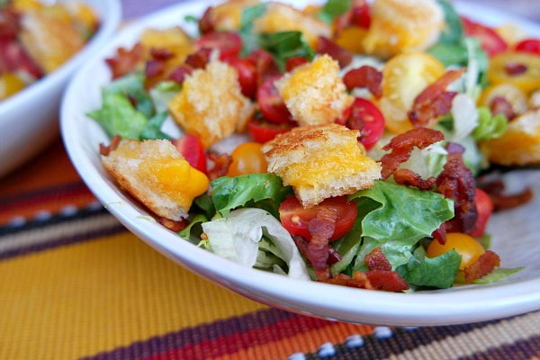 BLT Grilled Cheese Salad