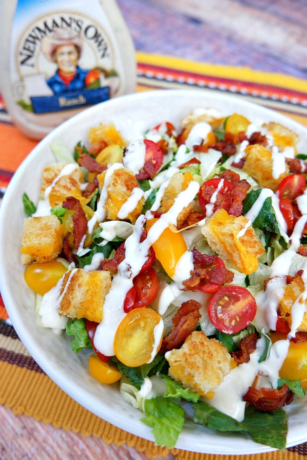 BLT Grilled Cheese Salad