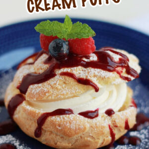 pinterest image for Cream Puffs