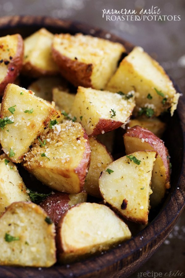 Parmesan Garlic Roasted Potatoes