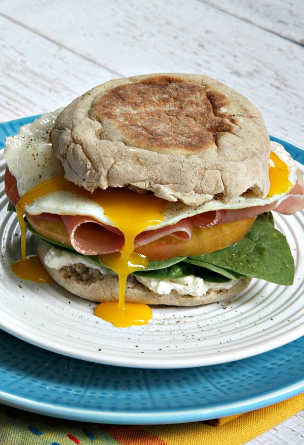 Protein Packed Breakfast Sandwiches Recipe - RecipeGirl.com