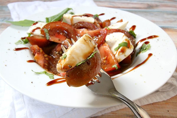 Fresh Mozzarella and Kumato Tomato Salad