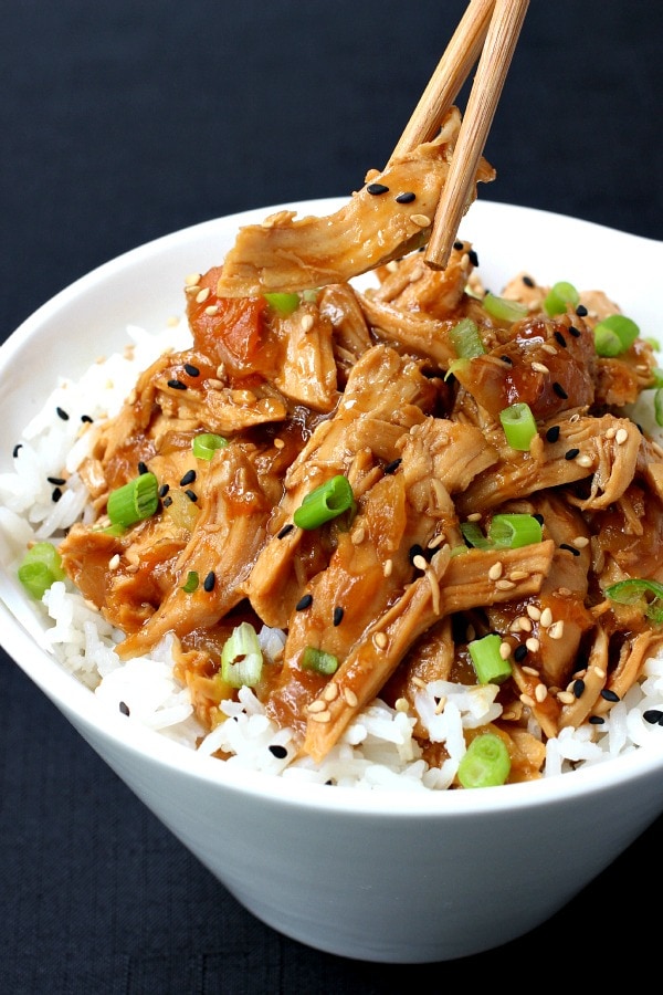 Slow Cooker Hawaiian Sticky Chicken