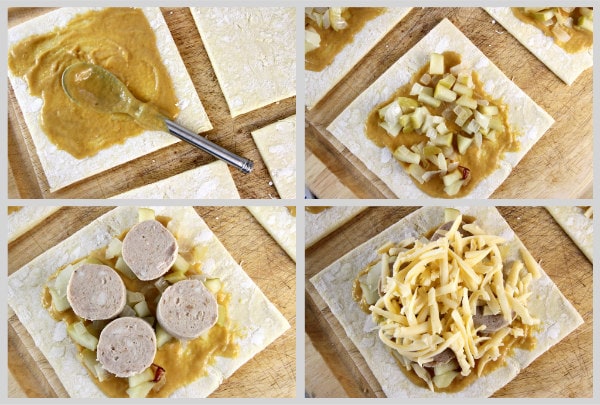 English Sausage Pastries Prep