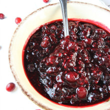 Sherry Triple Berry Cranberry Sauce