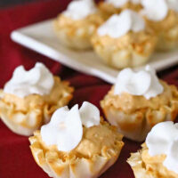 mini pumpkin pie bites