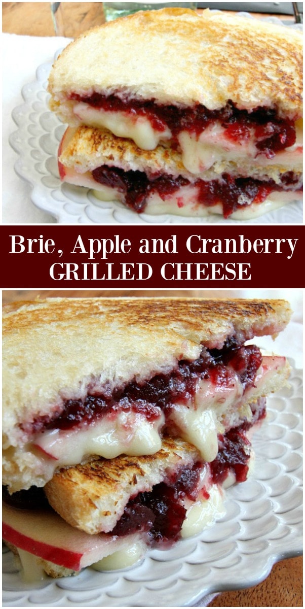 Brie Apple and Cranberry Grilled Cheese Recipe Girl