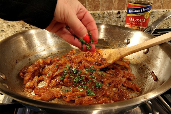 Filet Mignon with Marsala Caramelized Onions 1