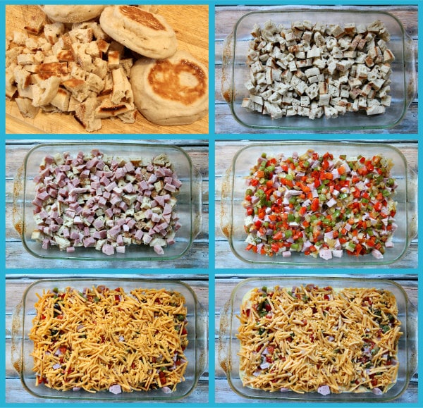 Holiday Breakfast Casserole Prep