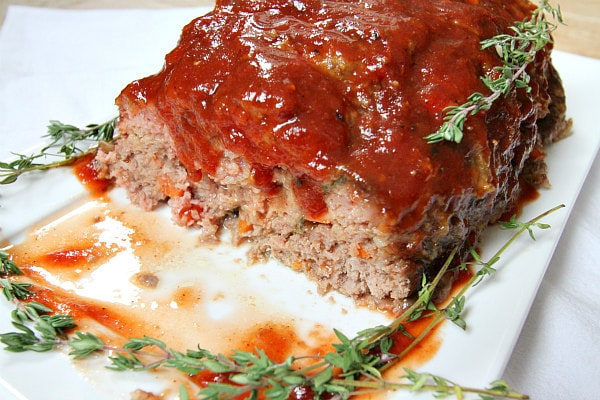 Honey Barbecue Sausage Meatloaf RecipeGirl.com