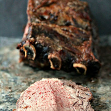 Prime Rib Roast with Red Wine Au Jus