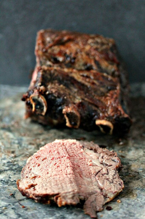 Prime Rib Roast with Red Wine