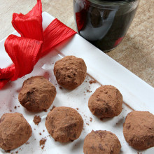 Red Wine Truffles