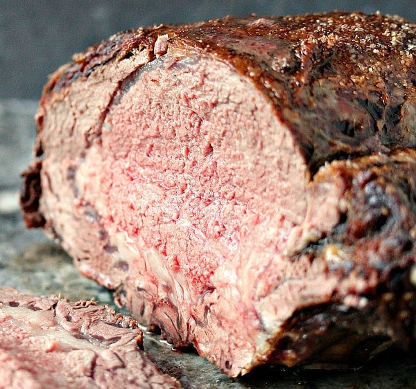 Rib Roast with Red Wine Au Jus