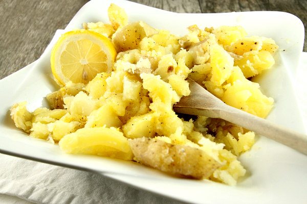 Lemon Smashed Potatoes