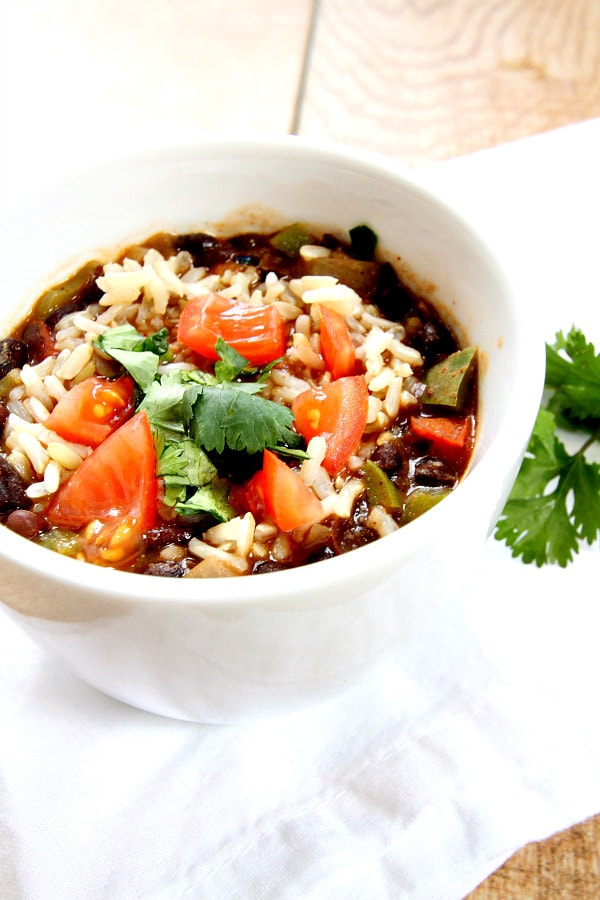 Southwestern Black Bean Soup Recipe - RecipeGirl.com