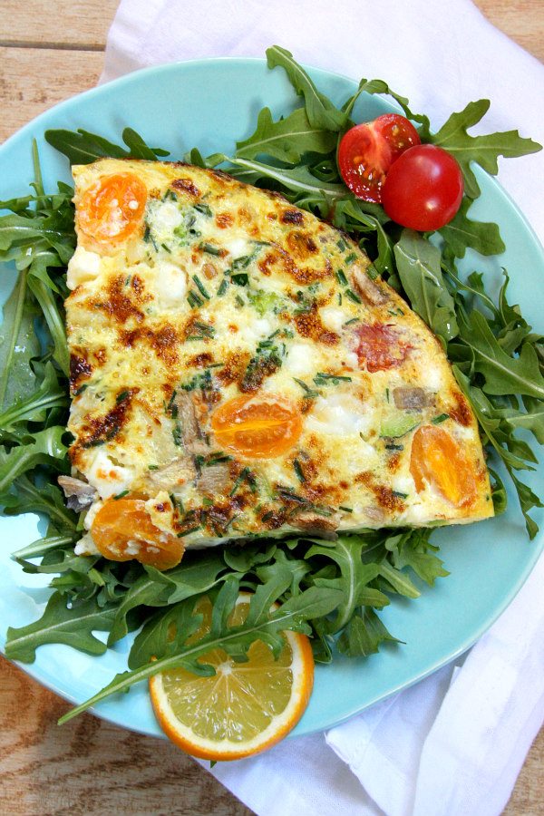 Very Vegetable Frittata Recipe - from RecipeGirl.com