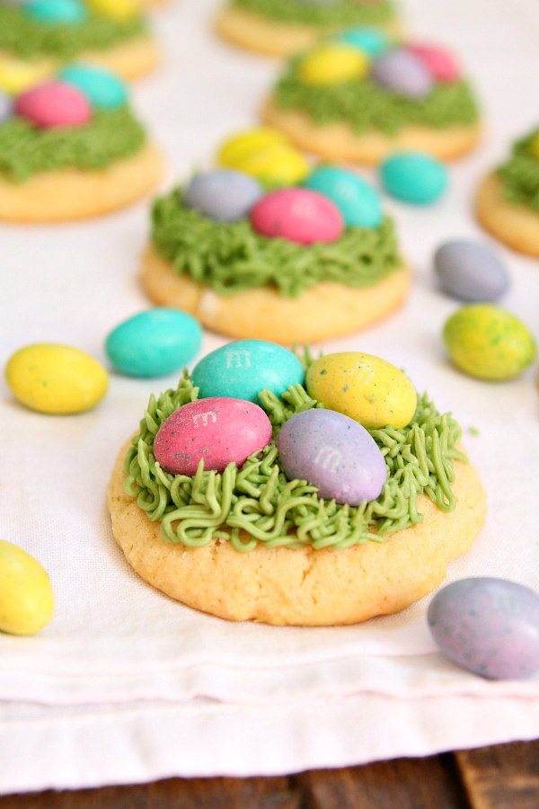 Easter Grass Sugar Cookies