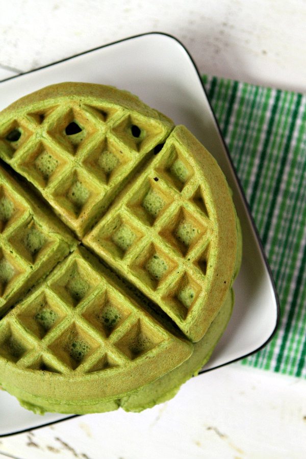 Green Smoothie Waffles Recipe