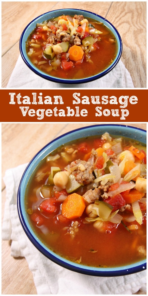 Italian Sausage Vegetable Soup - Recipe Girl