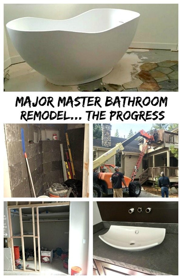 Major Master Bathroom Remodel- the progress