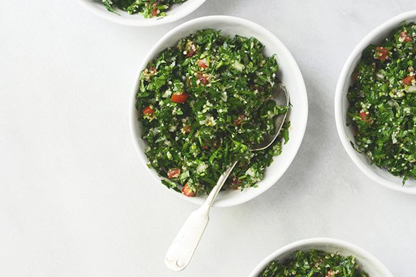 An easy recipe for traditional tabbouleh, an authentic middle Eastern salad.