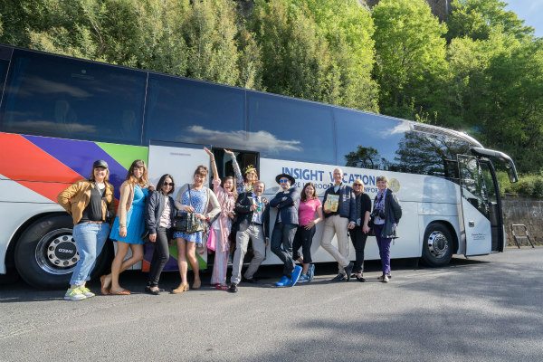 Insight Vacations Luxury Gold Tour: Italy... a shot of our luxury motor coach.