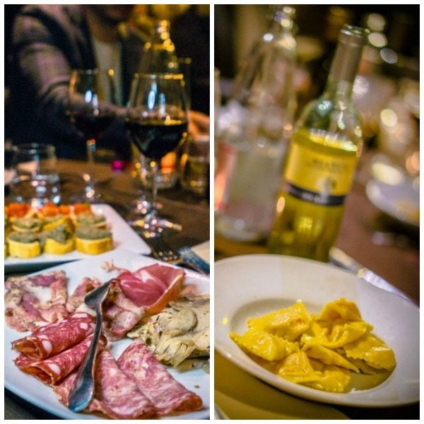 Dinner at Rivasud in Florence, Italy Dinner at Rivasud in Florence, Italy