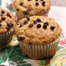 Peanut Butter Banana Muffins