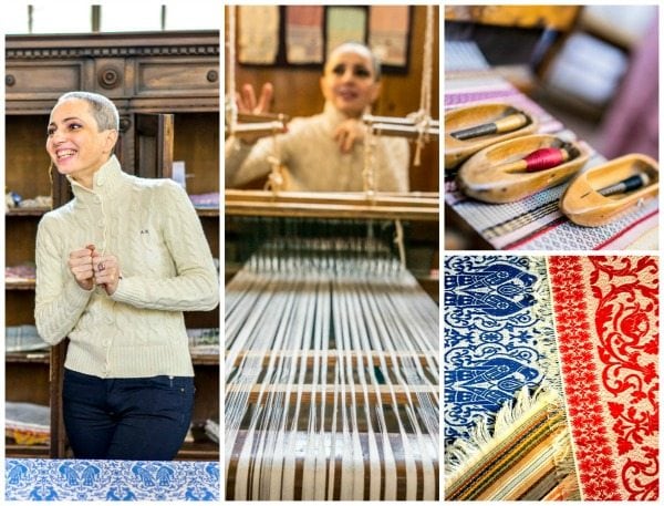 Weaving in Perugia, Italy Weaving in Perugia, Italy