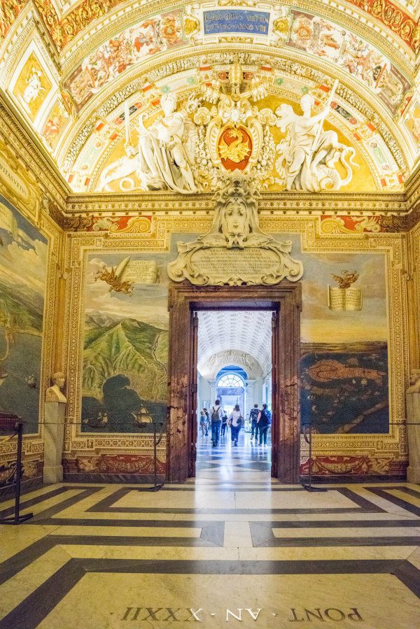 The Vatican Hallways to the Sistine Chapel- Rome, Italy