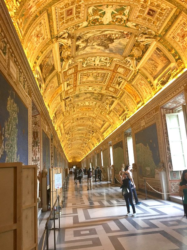 The Vatican Hallways to the Sistine Chapel- Rome, Italy