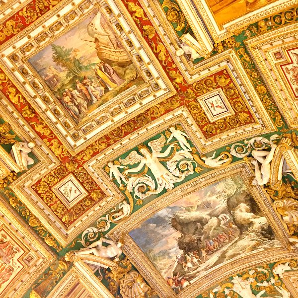 The Vatican Hallways to the Sistine Chapel- Rome, Italy